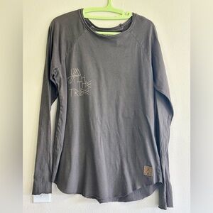 TRIBE KELLY long sleeved- raw edge- unisex 100% cotton shirt